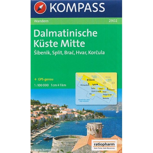 2902 DALMATINISCHE KÜSTE MITTE