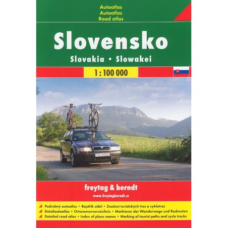 TURISTICKÝ AUTOATLAS SLOVENSKO