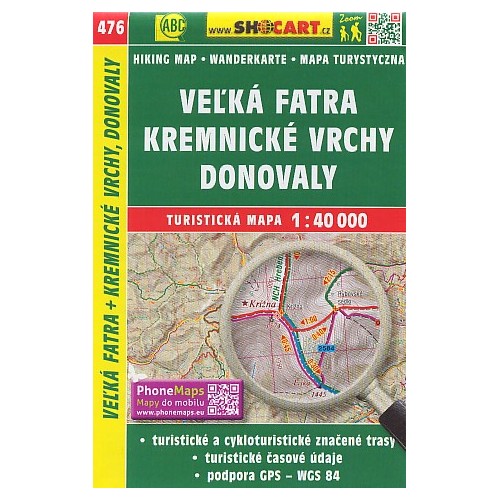 476 VEĽKÁ FATRA + KREMNICKÉ VRCHY, DONOVALY