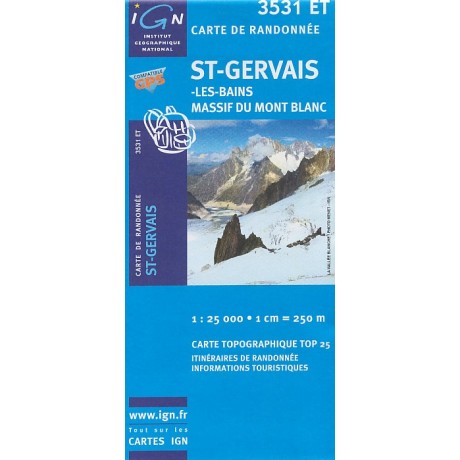 3531 ET ST-GERVAIS-LES-BAINS, MASSIF DU MONT BLANC