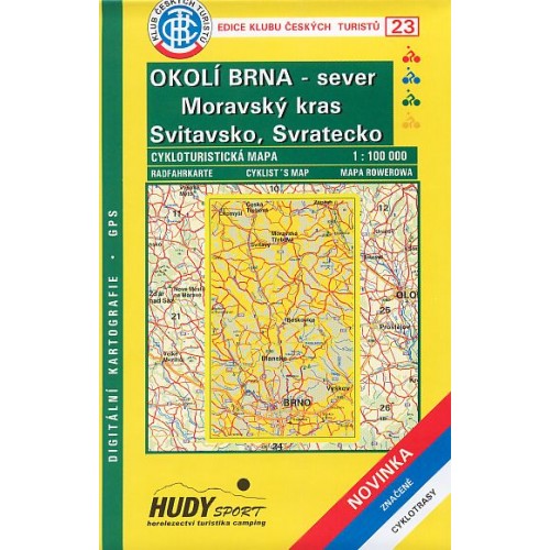 23 OKOLÍ BRNA-SEVER, MORAVSKÝ KRAS, SVITAVSKO