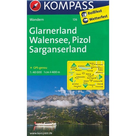 126 GLARNERLAND, WALENSEE, PIZOL, SARGANSERLAND