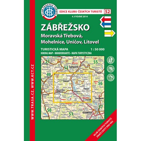 52 ZÁBŘEŽSKO - MORAVSKÁ TŘEBOVÁ, MOHELNICE, UNIČOV, LITOVEL