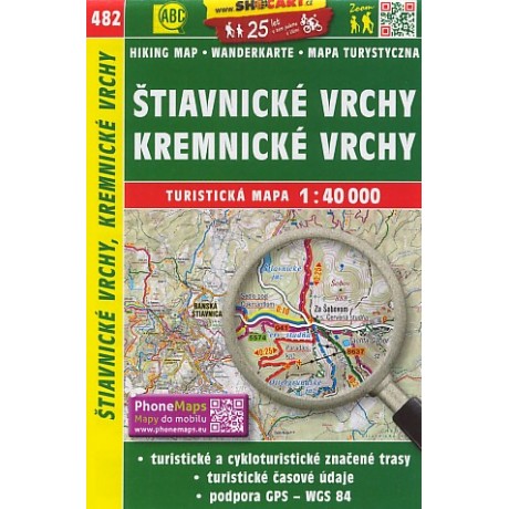 482 ŠTIAVNICKÉ VRCHY, KREMNICKÉ VRCHY