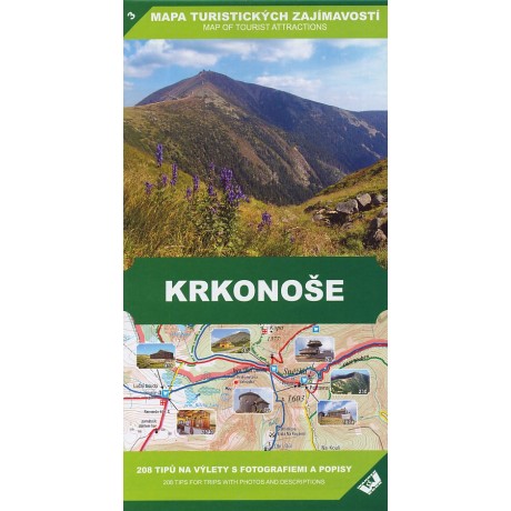 3 KRKONOŠE - MAPA TURISTICKÝCH ZAJÍMAVOSTÍ