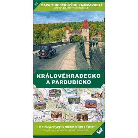 12 KRÁLOVÉHRADECKO A PARDUBICKO - MAPA TURISTICKÝCH ZAJÍMAVOSTÍ