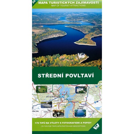 26 STŘEDNÍ POVLTAVÍ - MAPA TURISTICKÝCH ZAJÍMAVOSTÍ