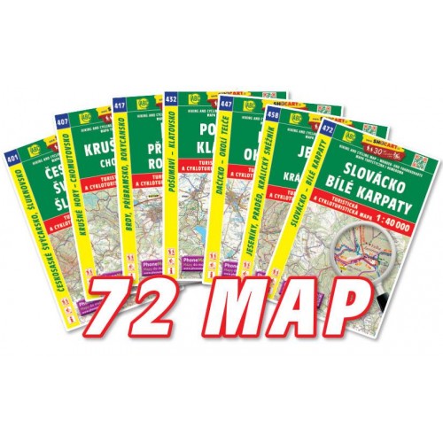 ČESKO - DÁRKOVÁ SADA TURISTICKÝCH MAP