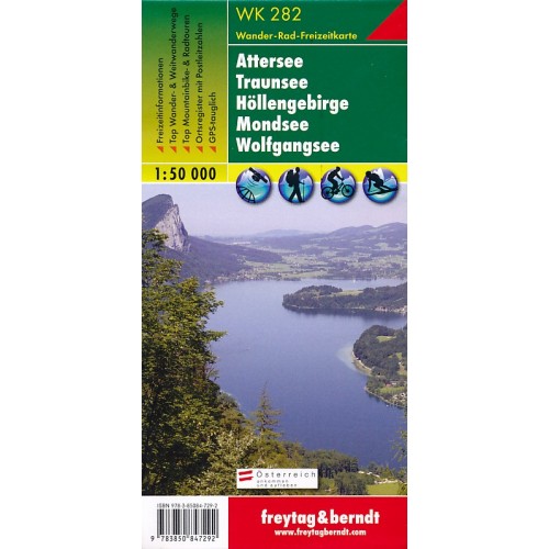 WK 282 ATTERSEE, TRAUNSEE, HÖLLENGEBIRGE, MONDSEE, WOLFGANGSEE