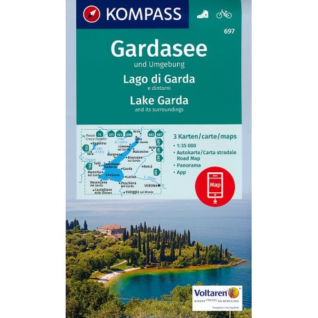 697 GARDASEE UND UMGEBUNG / JEZERO LAGO DI GARDA A OKOLÍ