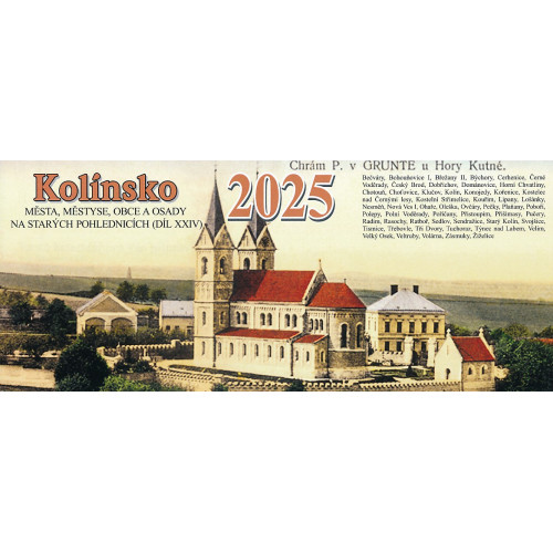 KOLÍNSKO 2025 - STOLNÍ KALENDÁŘ