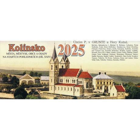 KOLÍNSKO 2025 - STOLNÍ KALENDÁŘ