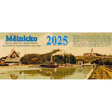 MĚLNICKO 2025 - STOLNÍ KALENDÁŘ