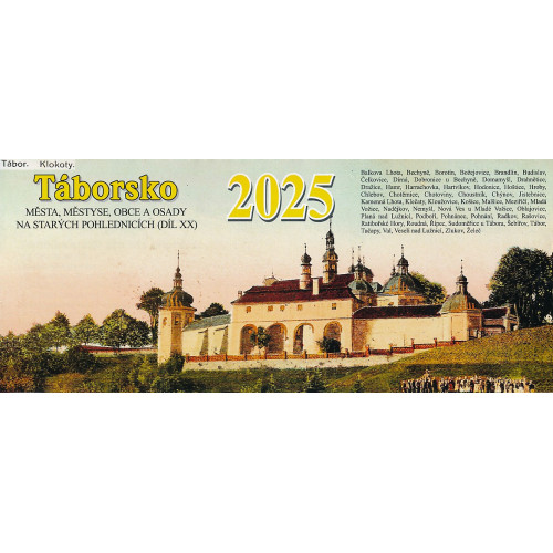 TÁBORSKO 2025 - STOLNÍ KALENDÁŘ