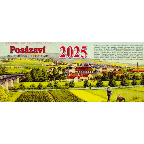 POSÁZAVÍ 2025 - STOLNÍ KALENDÁŘ