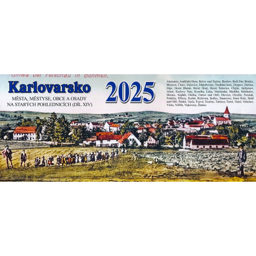 KARLOVARSKO 2025 - STOLNÍ KALENDÁŘ