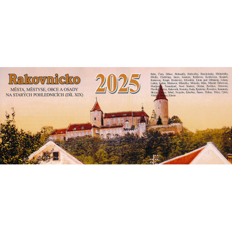 RAKOVNICKO 2025 - STOLNÍ KALENDÁŘ