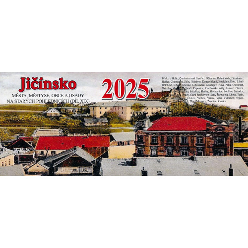 JIČÍNSKO 2025 - STOLNÍ KALENDÁŘ