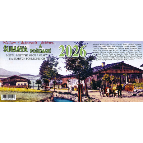 ŠUMAVA A POŠUMAVÍ 2026 - STOLNÍ KALENDÁŘ