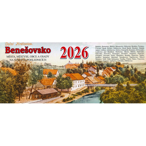 BENEŠOVSKO 2026 - STOLNÍ KALENDÁŘ