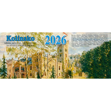 KOLÍNSKO 2026 - STOLNÍ KALENDÁŘ