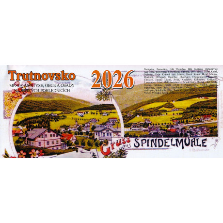 TRUTNOVSKO 2026 - STOLNÍ KALENDÁŘ