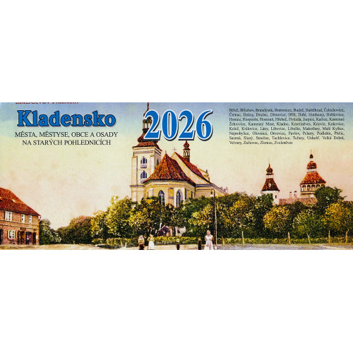 KLADENSKO 2026 - STOLNÍ KALENDÁŘ
