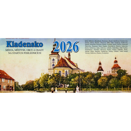 KLADENSKO 2026 - STOLNÍ KALENDÁŘ