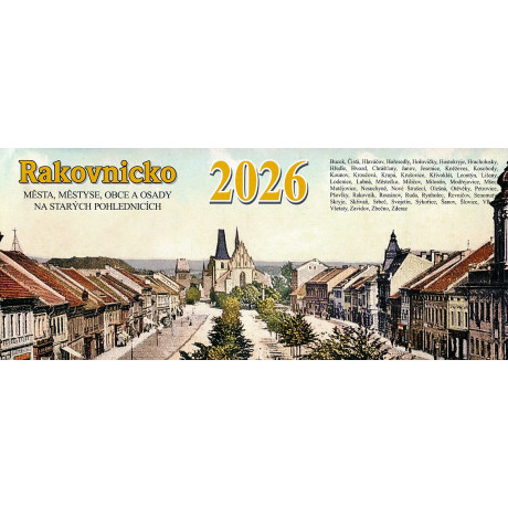 RAKOVNICKO 2026 - STOLNÍ KALENDÁŘ