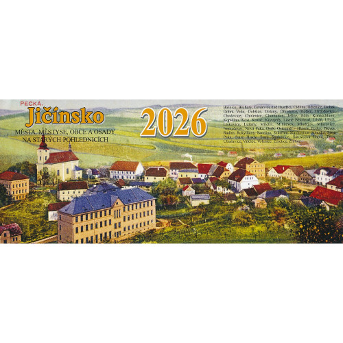 JIČÍNSKO 2026 - STOLNÍ KALENDÁŘ