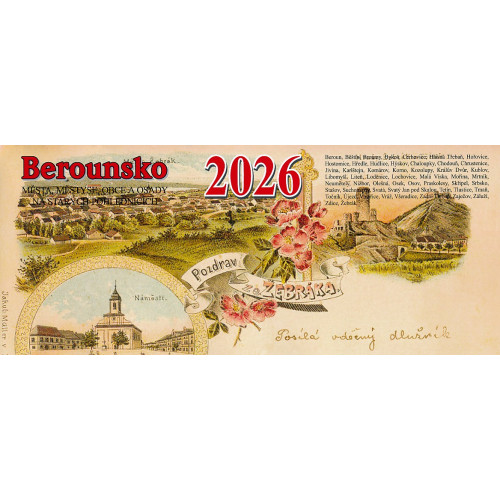 BEROUNSKO 2026 - STOLNÍ KALENDÁŘ