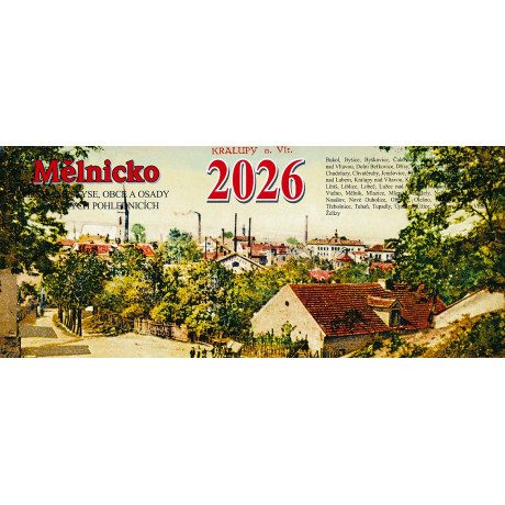 MĚLNICKO 2026 - STOLNÍ KALENDÁŘ