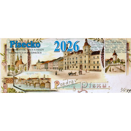 PÍSECKO 2026 - STOLNÍ KALENDÁŘ