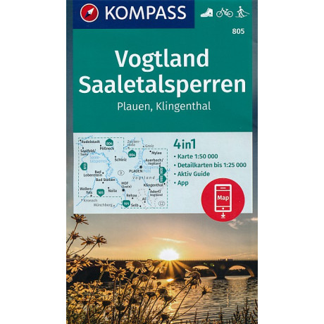 805 VOGTLAND SAALETALSPERREN, PLAUEN, KLINGENTHAL