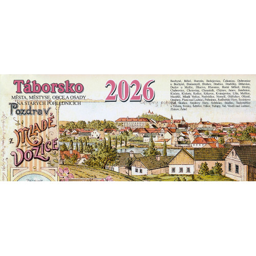 TÁBORSKO 2026 - STOLNÍ KALENDÁŘ