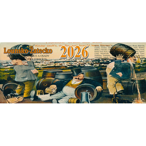 LOUNSKO-ŽATECKO 2026 - STOLNÍ KALENDÁŘ