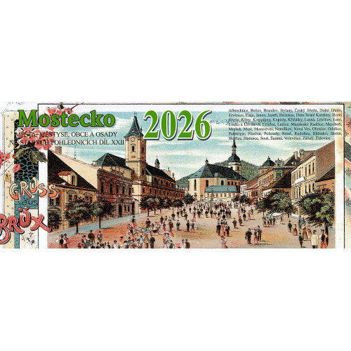 MOSTECKO 2026 - STOLNÍ KALENDÁŘ