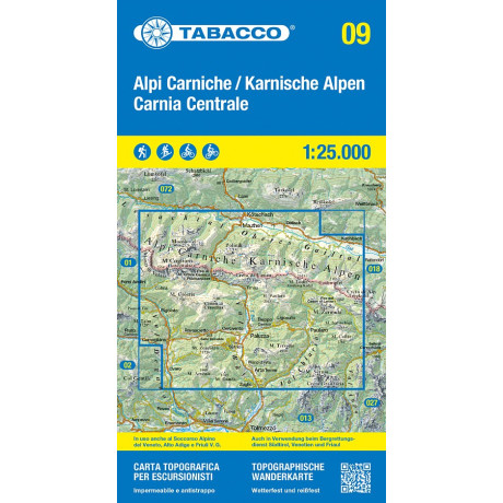 09 ALPI CARNICHE, CARNIA CENTRALE / KARNISCHE ALPEN / KARNSKÉ ALPY