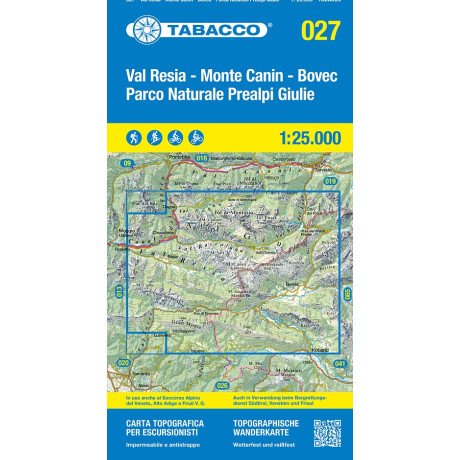 027 VAL RESIA, MONTE CANIN, BOVEC, PARCO NATURALE PREALPI GIULIE