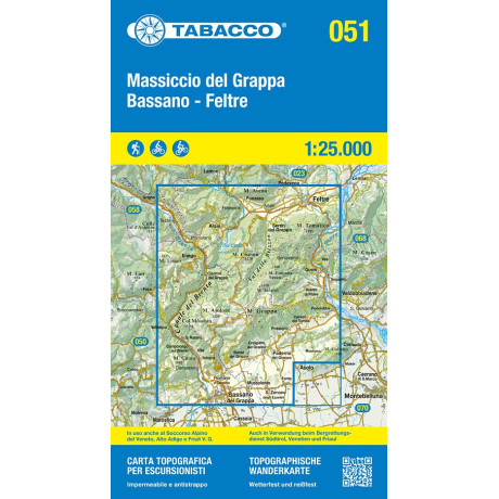 051 MASSICCIO DEL GRAPPA, BASSANO, FELTRE