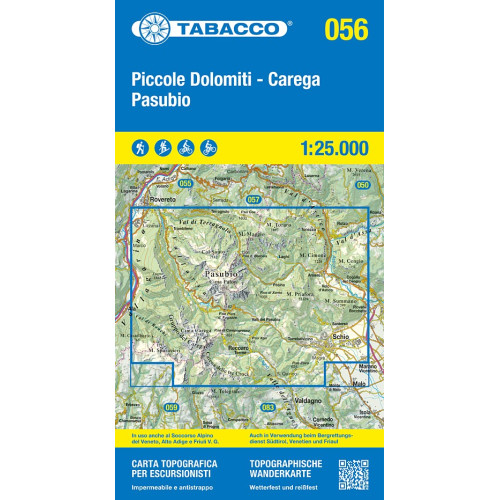 056 PICCOLE DILOMITI, CAREGA, PASUBIO