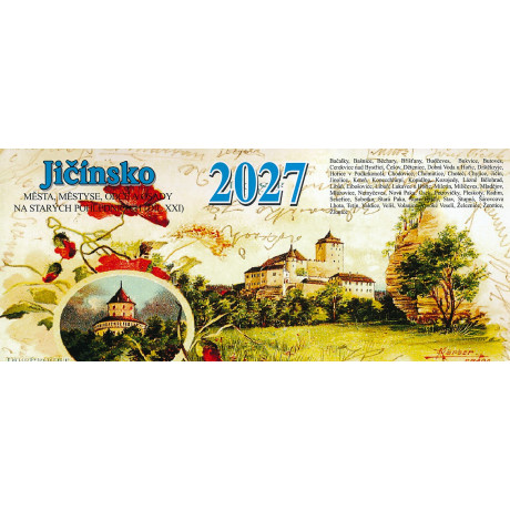 JIČÍNSKO 2027 - STOLNÍ KALENDÁŘ