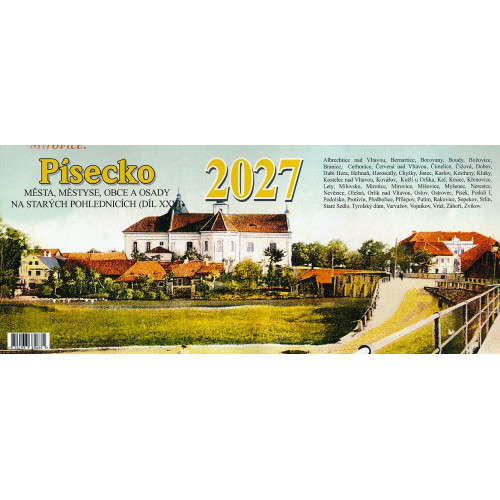 PÍSECKO 2027 - STOLNÍ KALENDÁŘ