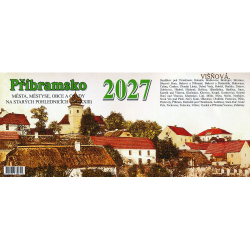 PŘÍBRAMSKO 2027 - STOLNÍ KALENDÁŘ