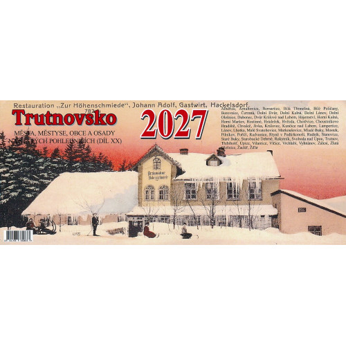 TRUTNOVSKO 2027 - STOLNÍ KALENDÁŘ