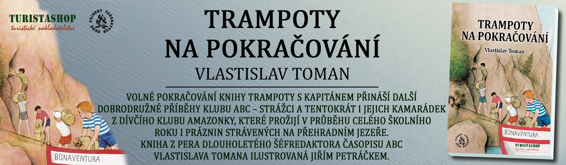 Kniha TRAMPOTY NA POKRAČOVÁNÍ